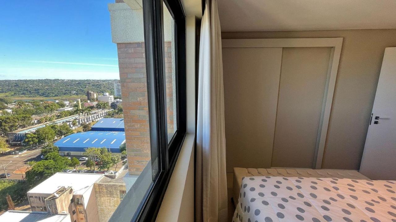 Апартаменти Studio No Ultimo Andar No Centro De Foz Com Vista Para O Rio Parana Фос-ду-Іґуасу Екстер'єр фото